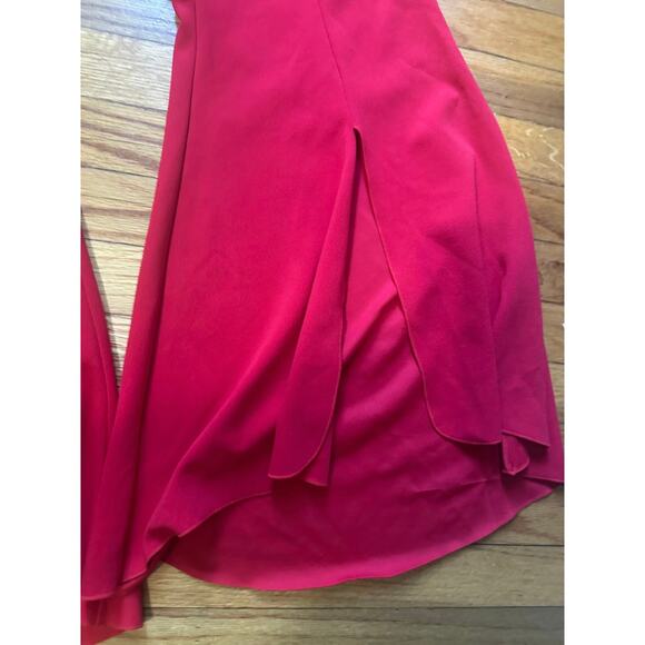 INC International Concepts Red Flared High-Low Pants – Women’s - Picture 3 of 9